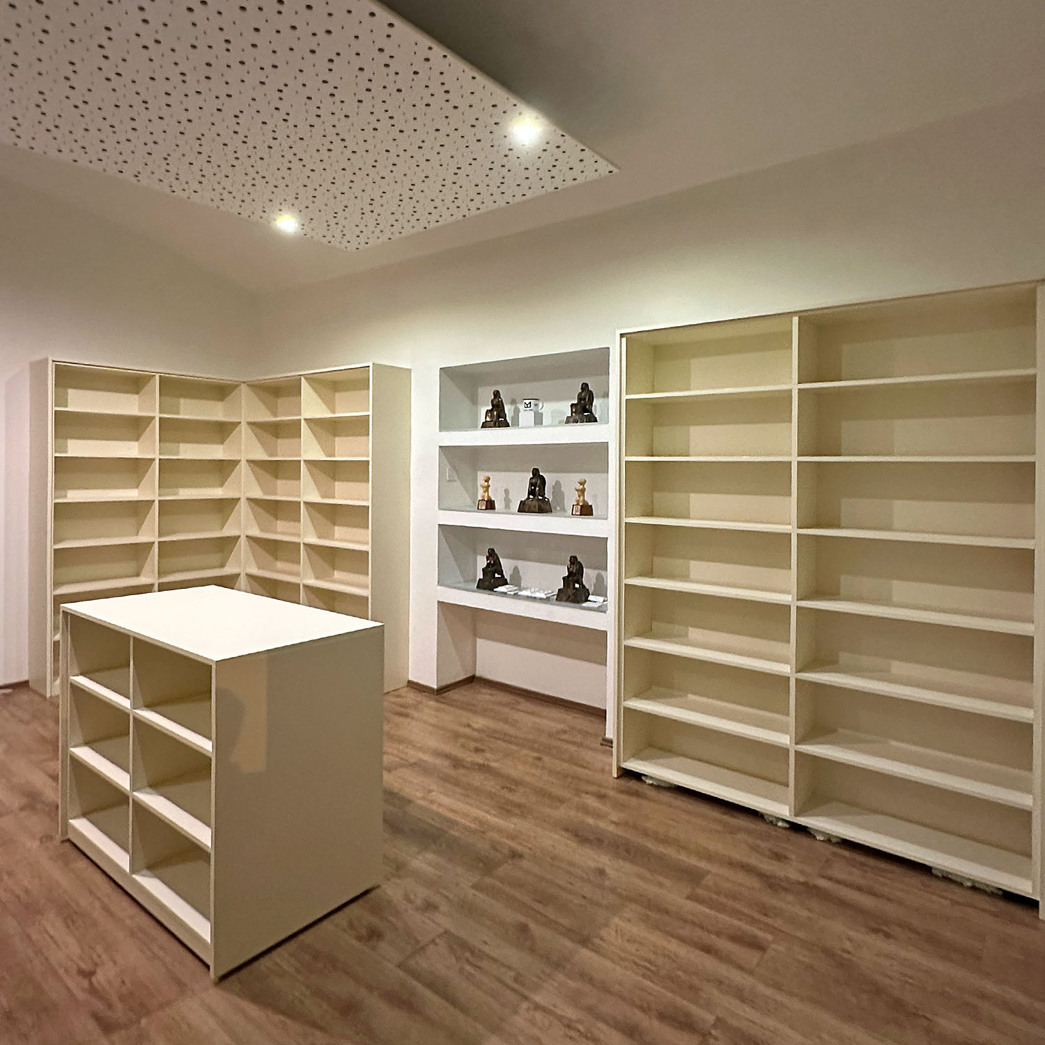 Realizace interiéru knihkupectví 