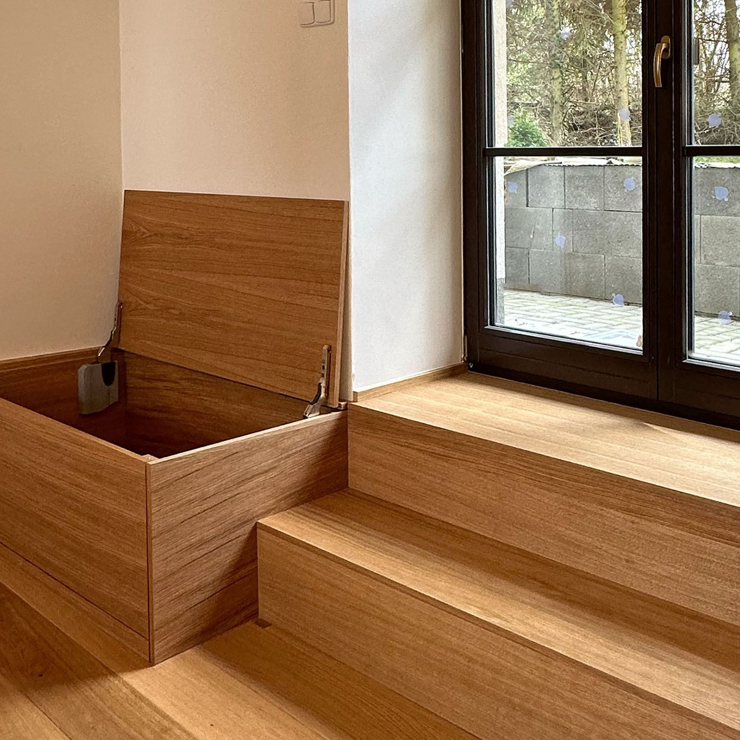 Realizace moderního schodiště Libčice 